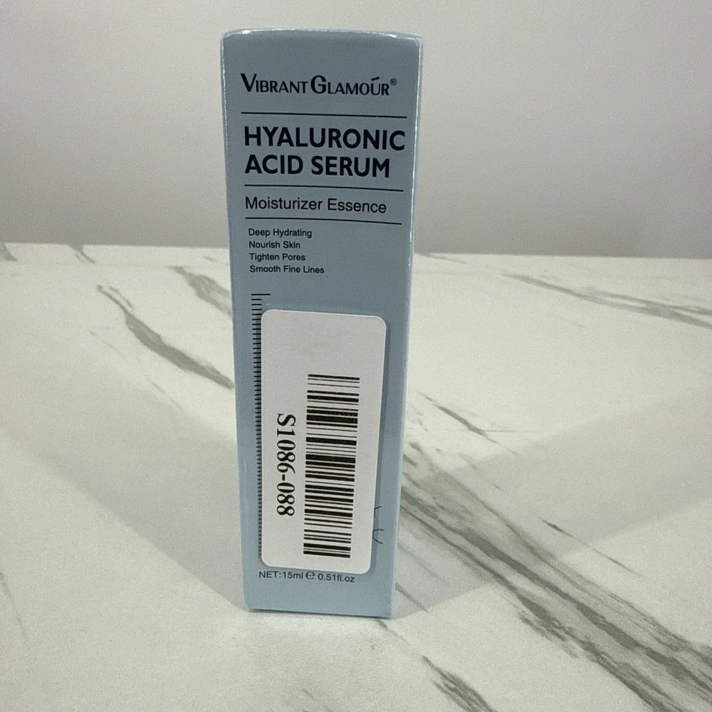 Vibrant Glamour Hyaluronic Acid Serum Moisturizer Essence EXP: 06/07/2027 Sealed